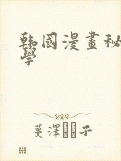 韩国漫画秘密教学封面