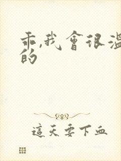 乖,我会很温柔的
