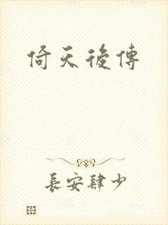 倚天后传封面