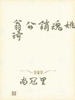 翁公销魂姚瑶琦琦