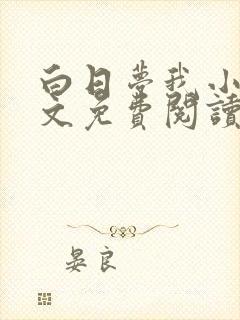 白日梦我小说全文免费阅读