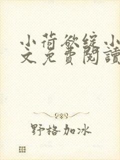 小荷欲绽小说全文免费阅读笔趣阁