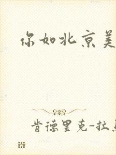 你如北京美丽
