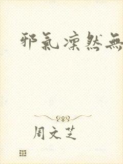 邪气凛然无弹窗
