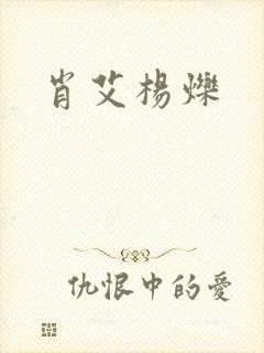 肖艾杨烁