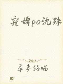 宠婢po沈殊辞封面