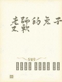 老师的兔子又大又软