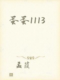 蛋蛋1113