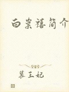 白崇禧简介