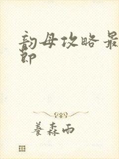 韵母攻略最新章节封面