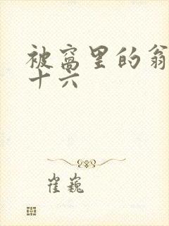 被窝里的翁憩二十六封面