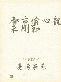 都市偷心龙爪手未删节封面