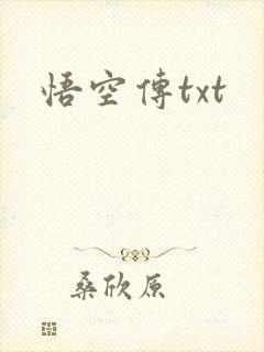 悟空传txt封面