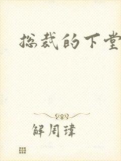 总裁的下堂妻封面