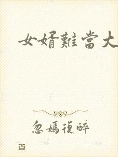 女婿难当大结局
