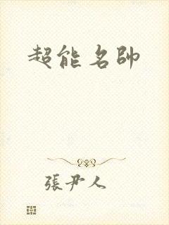 超能名帅封面