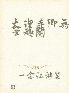 大理寺卿无删改笔趣阁封面