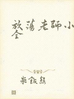 放荡老师小说大全