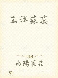 王洋苏蕊