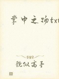 掌中之物txt