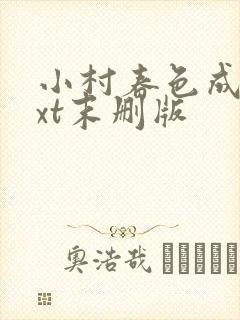 小村春色成刚txt末删版