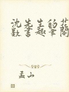 沈先生的花式调数书趣笔阁封面