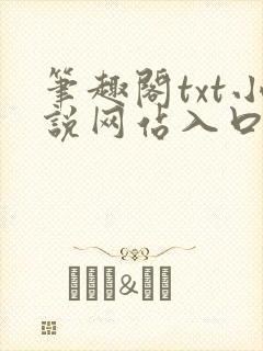 笔趣阁txt小说网站入口