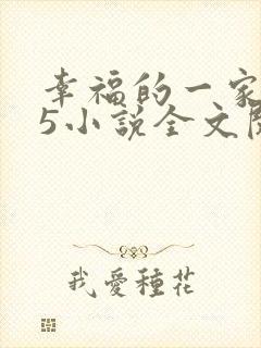 幸福的一家1一5小说全文阅读