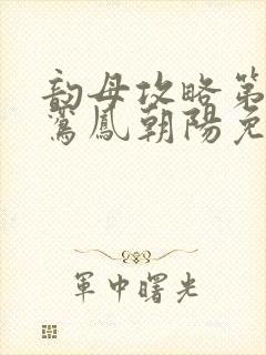 韵母攻略第二部鸾凤朝阳免费阅读