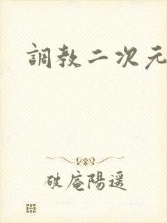 调教二次元