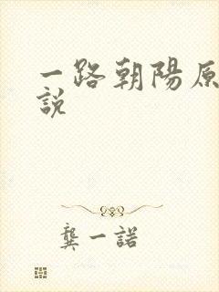 一路朝阳原著小说