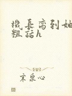 机长脔到她哭h粗话h