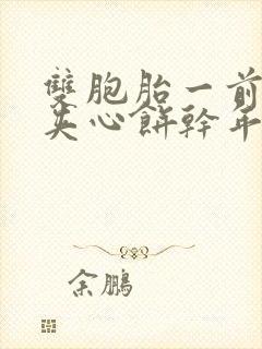 双胞胎一前一后夹心饼干年下