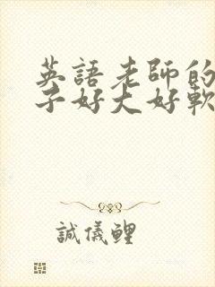 英语老师的小兔子好大好软