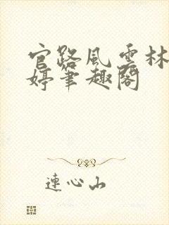 官路风云林海姜婷笔趣阁