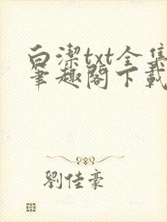 白洁txt全集笔趣阁下载