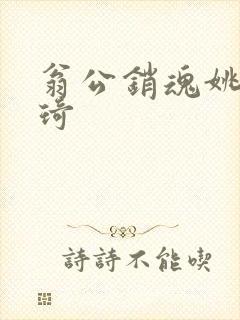翁公销魂姚瑶琦琦