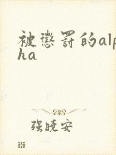 被惩罚的alpha