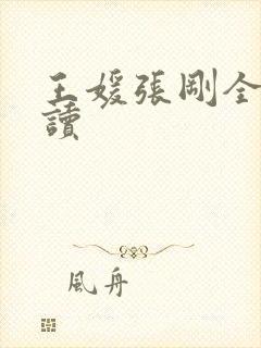 王媛张刚全文阅读封面
