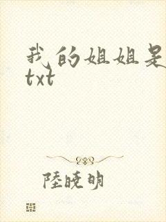 我的姐姐是美女txt封面