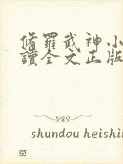 修罗武神小说阅读全文正版