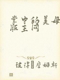 掌中的美母第一版主网