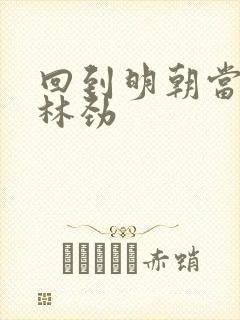 回到明朝当王爷林劲封面