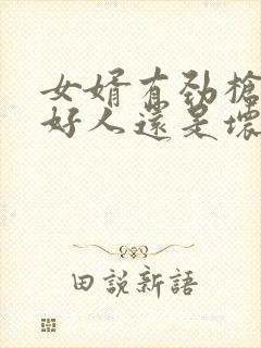女婿有劲枪枪是好人还是坏人