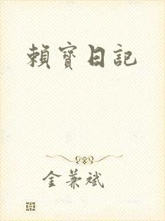 赖宝日记封面