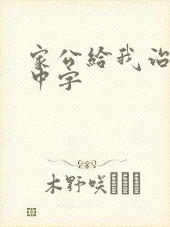 家公给我治疗5中字封面