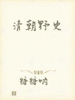 清朝野史