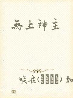 无上神主封面