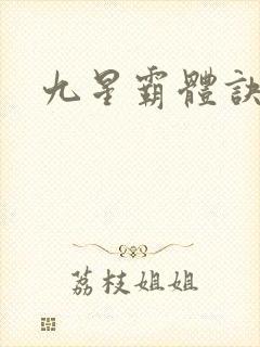 九星霸体诀小说封面
