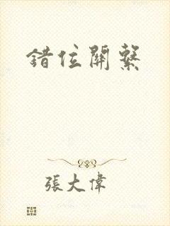 错位关系封面